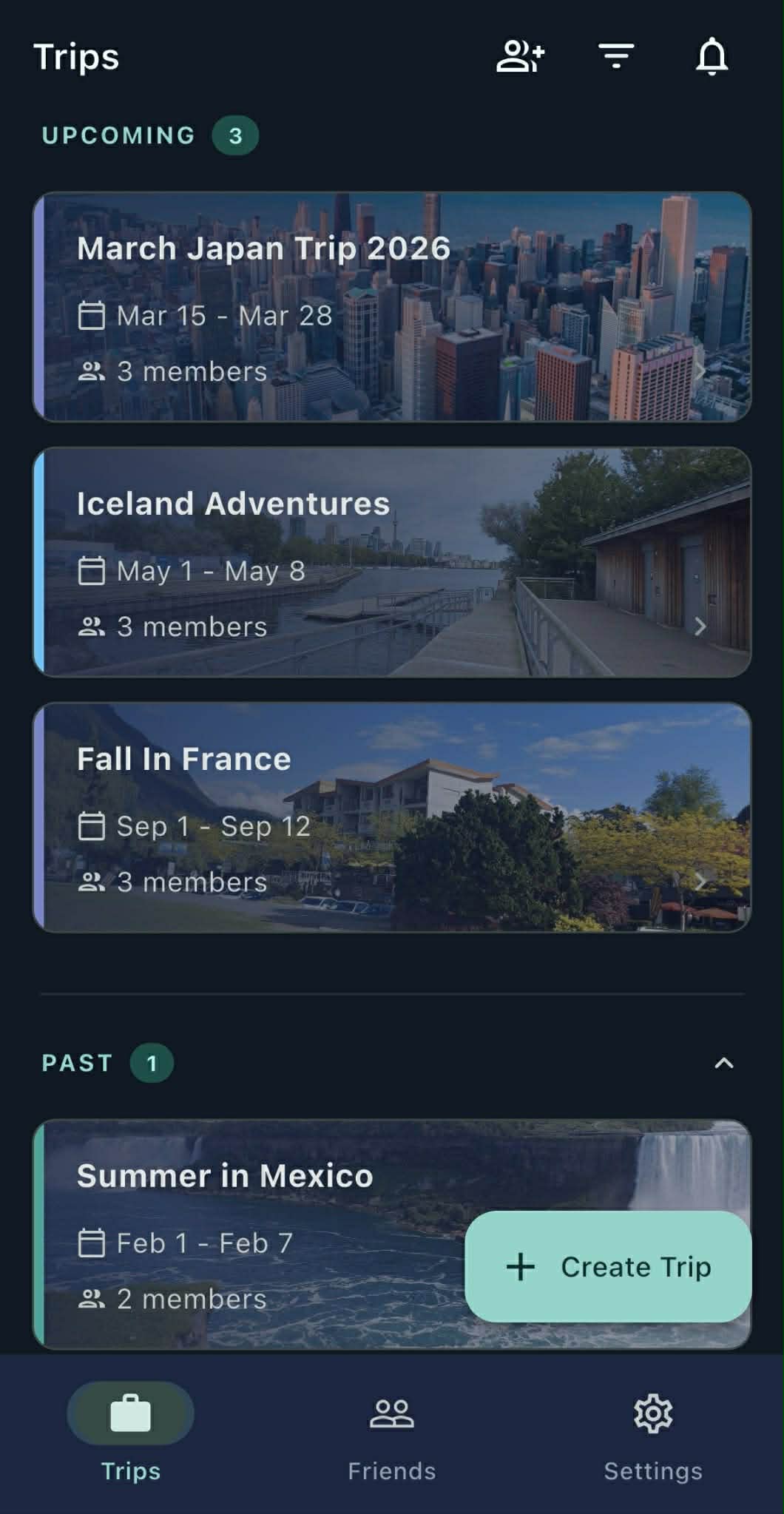 Atlas Trips Dashboard